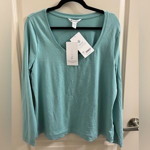 Athleta Outbound Scoop Neck Top, XL, Dusty Jade. NWT